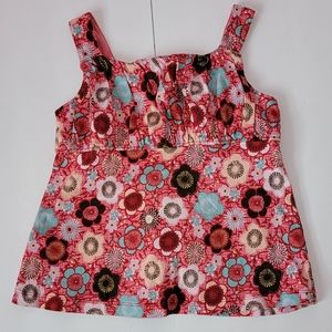 Hanna Andersson Floral Flowers Summer Top/ 130( 8 ).